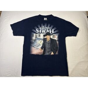 Vintage George Strait Tour Shirt 2011 Twang Concert Tee Alstyle AAA Mens Medium
